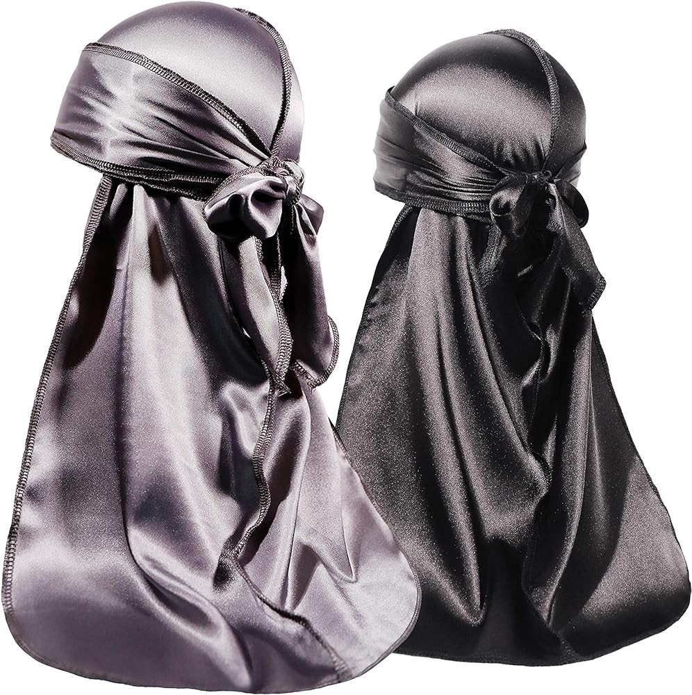 ForceWave 2 PCS Silky Satin Baby Durags for Boys Girls Infant | Amazon (US)
