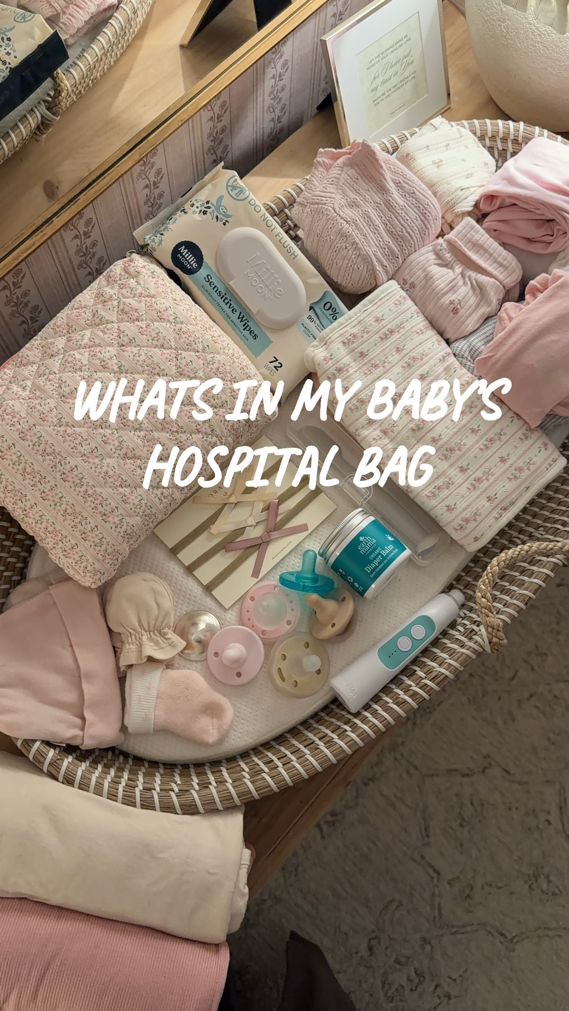 Packing my hospital bag for baby girl 🥹

This time around I feel like I know a little more about what I’ll actually want and need! Packing her bag was so much fun - I enjoyed every second of it ☺️ It still feels so surreal knowing I’m about to become a mom of two! 

Sharing everything I’m bringing for sister for delivery + our hospital stay 🤍

Not-linkable items listed below:
• Pehr diaper bag
• Taking Cara Babies swaddle
• Rylee + Cru baby bows
• Bebe Organic floral waffle blanket
• Paty Premie gray + pink gown
• Magnolia Baby pink gown
• Baby Loren floral zippered footie
• Mud Pie ivory dot “Take Me Home” gown
• Momi paci
• Ninni paci

#LTKBaby #LTKmomlife #LTKBump