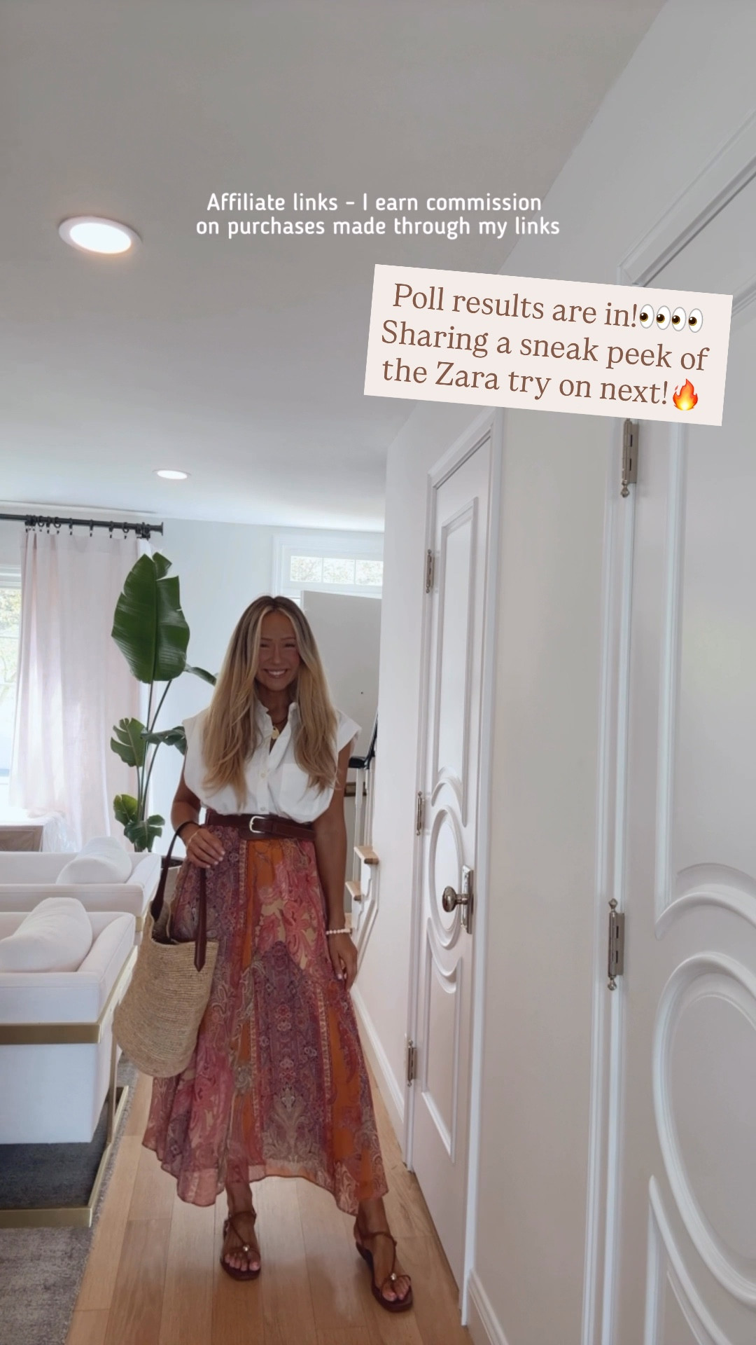 Affiliate links - I earn commission on purchases made through my links | Zara outfit spring 