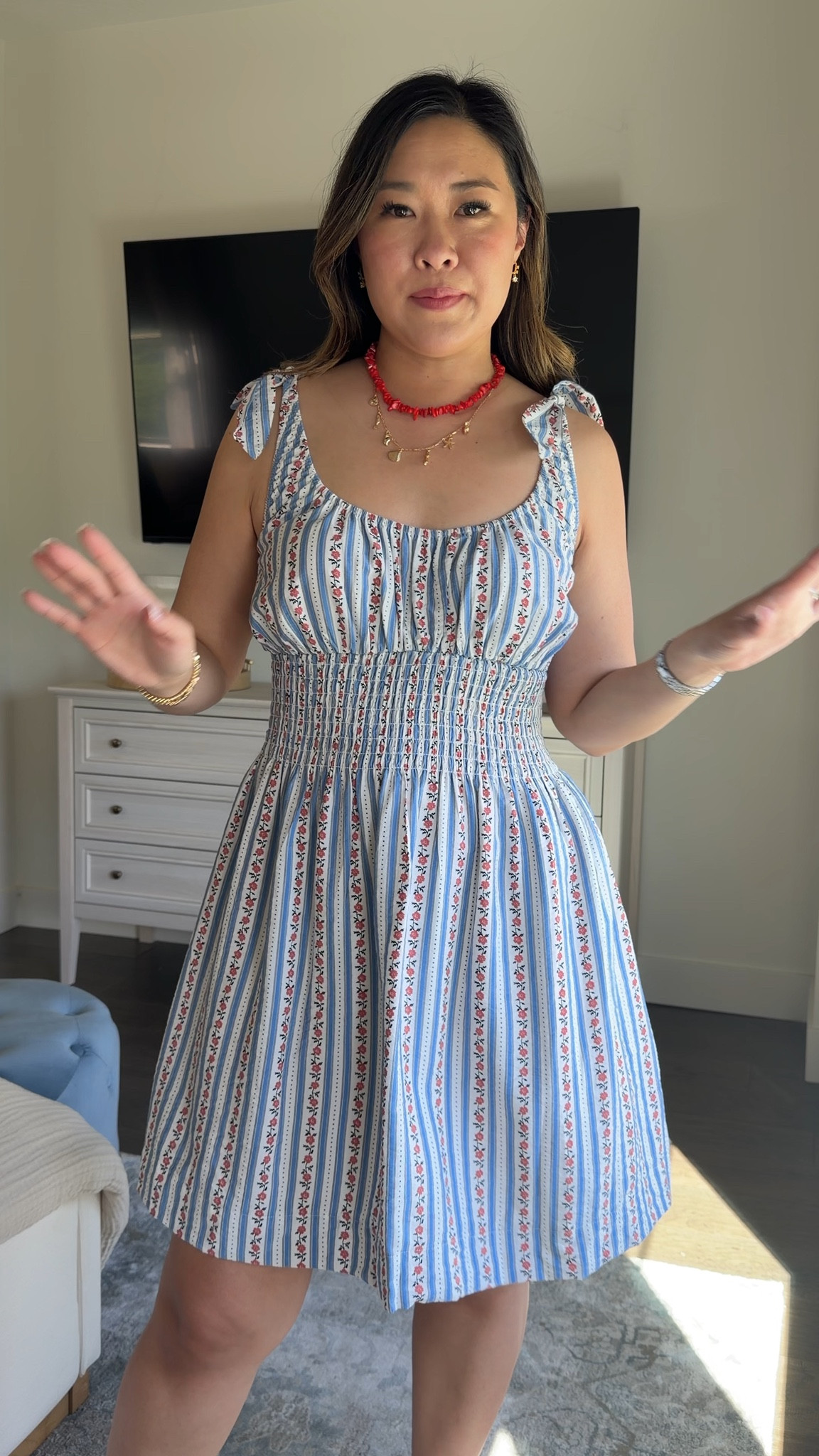 Walmart mini summer dress // red white and blue // Fourth of July // summer picnic // beach vacation

Wearing a medium

#LTKootd #LTKSeasonal #LTKPetite