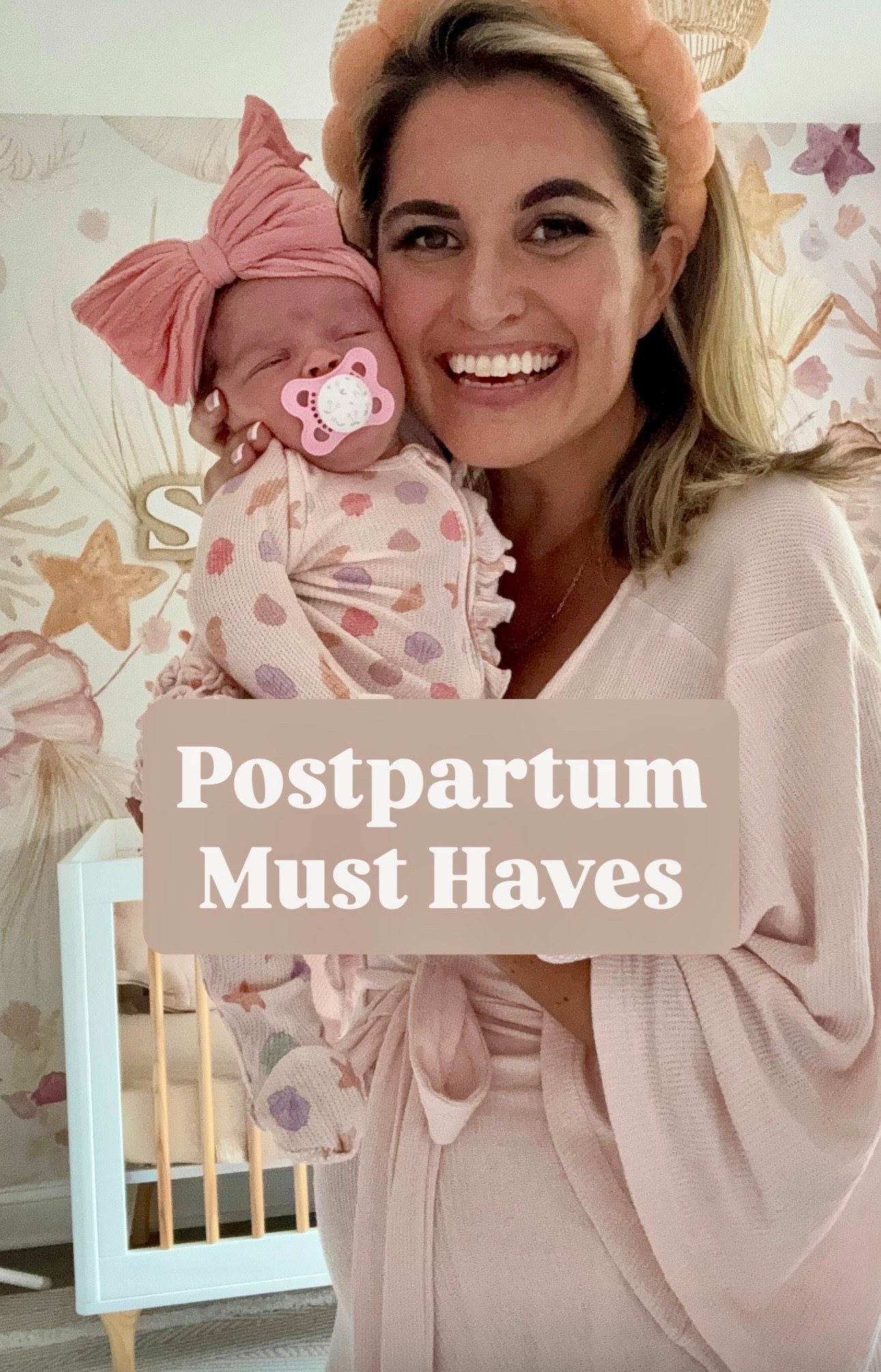 POSTPARTUM MUST HAVES👶🏻🤰🏼🍼for Mom & Baby! 

Postpartum must haves, belly wrap, baby bows, breastfeeding, postpartum, Hospital outfit, newborn outfit, newborn photo outfit, newborn sign, wooden newborn sign, newborn swaddle, personalized swaddle, mommy and me, mommy and me hospital outfits, big sister, big brother, personalized knit baby sweater, personalized baby sweater, family matching outfits, personalized newborn set, newborn bow, oversized newborn bow, hospital outfits, Baby nursery, maternity, maternity dress, Glider, girl nursery, boy nursery, name sign, nursery decor, crib sheets, changing table, baby registry, registry must haves,
Cribs, babyletto, rocker, nursery wall paper, nursery sign, rugs, home decor, baby’s room, baby room, baby, plants, bottles, baby registry, rocker, baby sheets, nursery decor, Amazon, baby list, target, Etsy, personalized, boho nursery, baby shower, maternity, maternity dress 
Baskets, tall baskets, seagrass baskets, nursery rug, boho nursery, rug, nursery lights, pendant lights, boho pendant lights, ratan pendant lights, 
#LTKunder50 

#LTKhome #LTKbaby #LTKbump

#LTKBaby #LTKSaleAlert #LTKBump