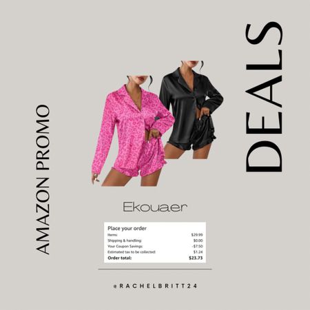 Daily deal alert!! 

My favorite Ekouaer pjs are on sale and honestly it’s the perfect time to stock up on self care  essentials 


#ekouaer #pajamas #dealalert

#LTKsalealert #LTKGiftGuide #LTKhome