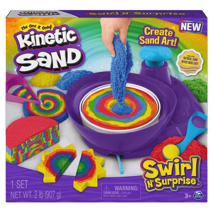 Kinetic Sand Swirl N&#39; Surprise 2lb Playset | Target