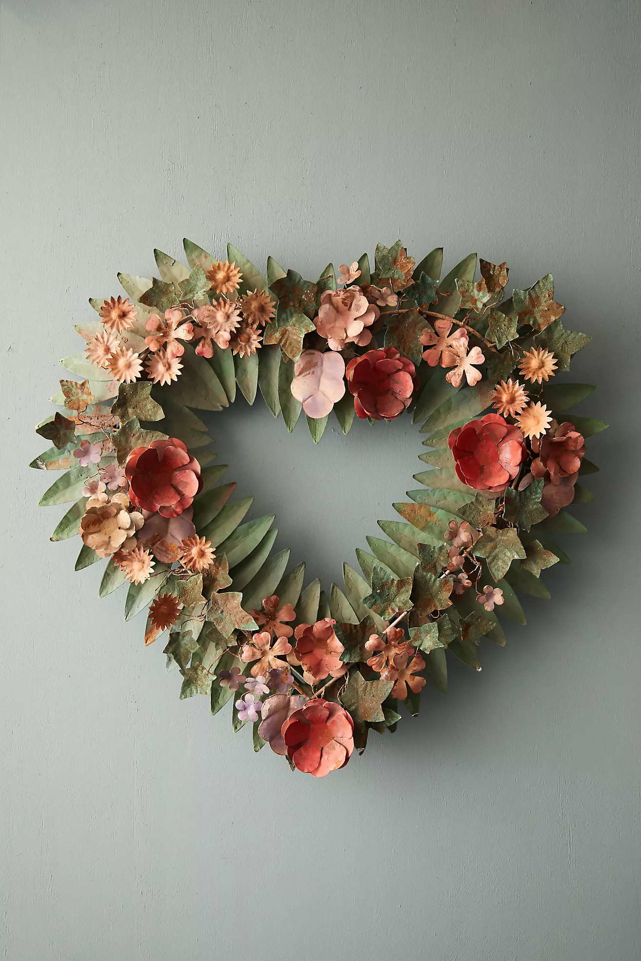 Iron Heart Leaf Wreath | Anthropologie (US)