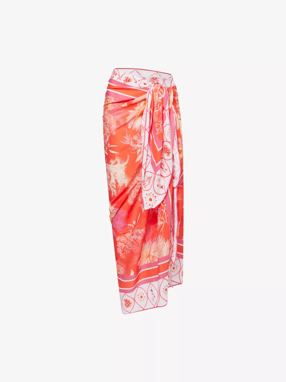 Marbella Printed Cotton Sarong | Selfridges