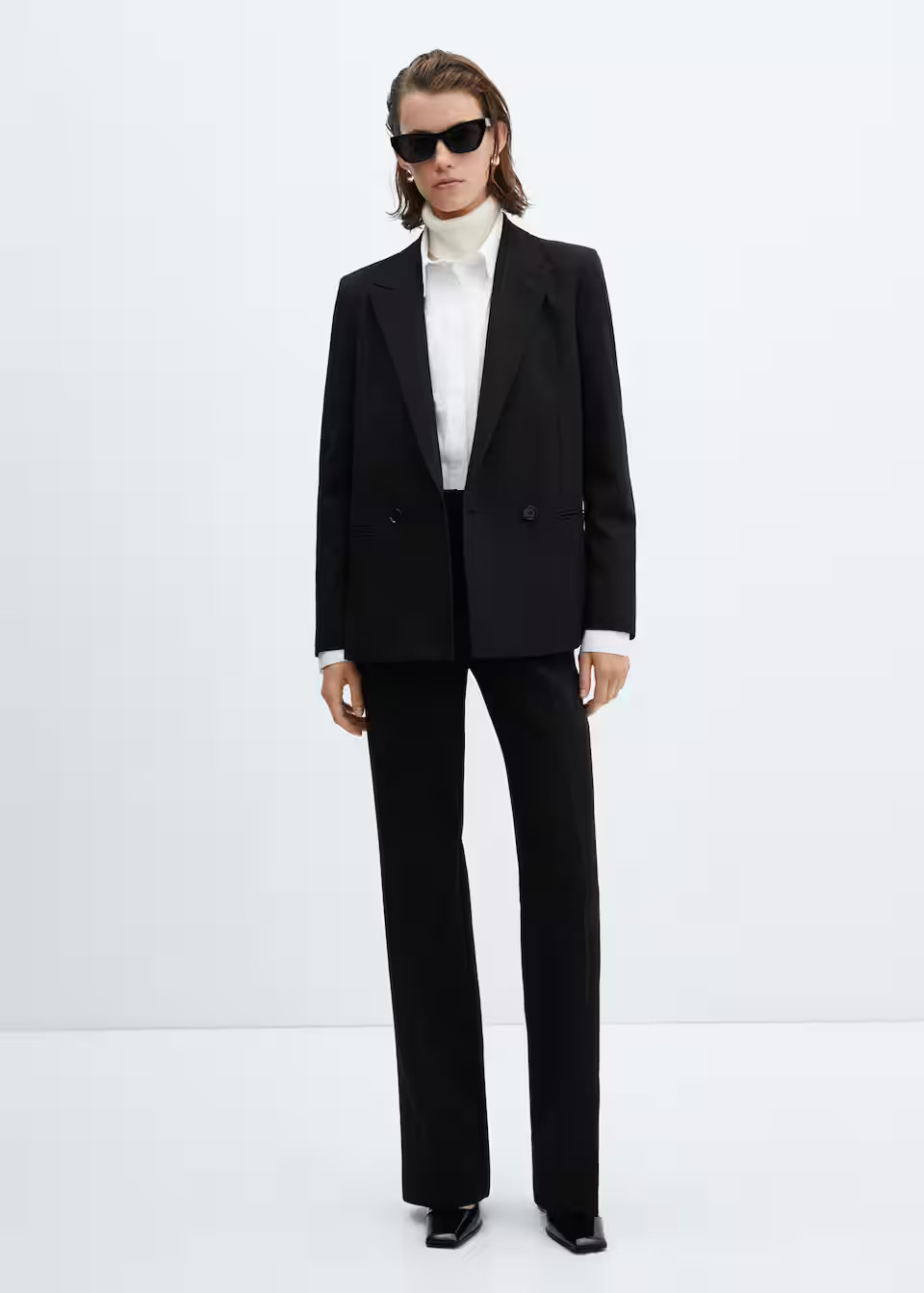 Double-breasted blazer -  Women | Mango USA | MANGO (US)