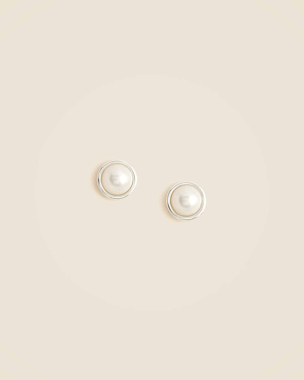 Grommet pearl stud earrings | J. Crew US