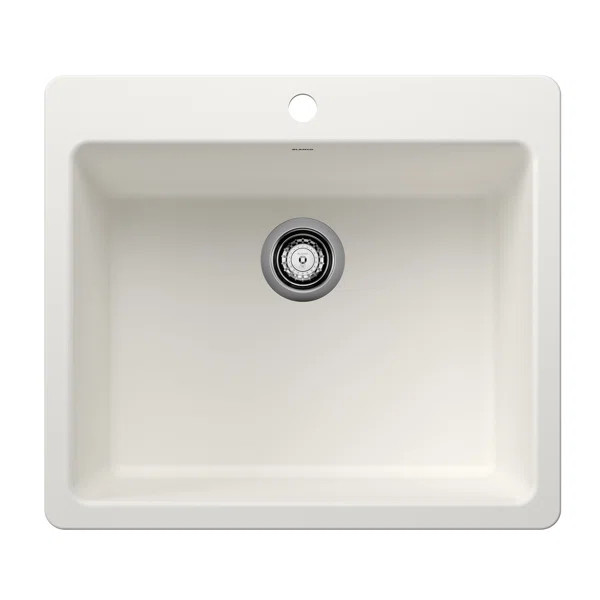 Liven Silgranit 25" L x 22" W Double Basin Drop-In/Undermount Kitchen Sink | Wayfair North America