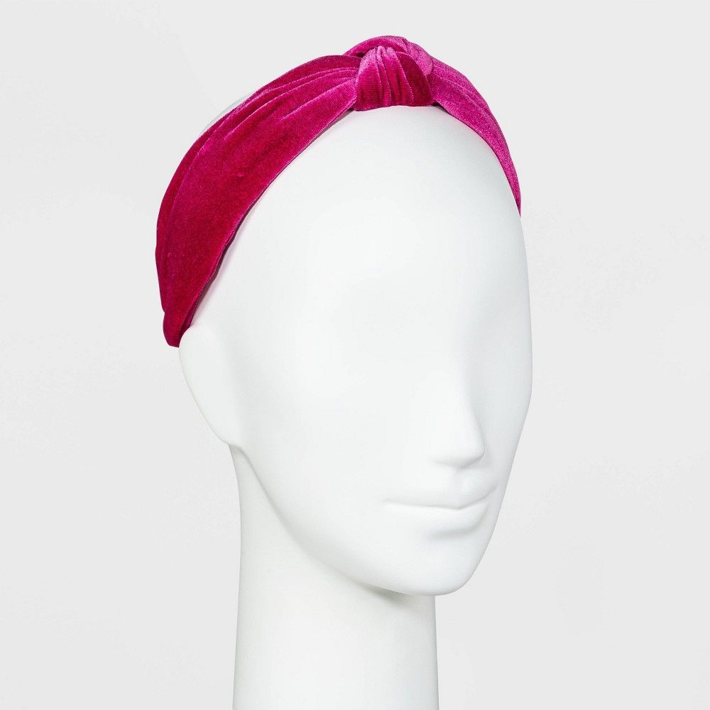 Velvet Top Knot Headband - A New Day™ | Target