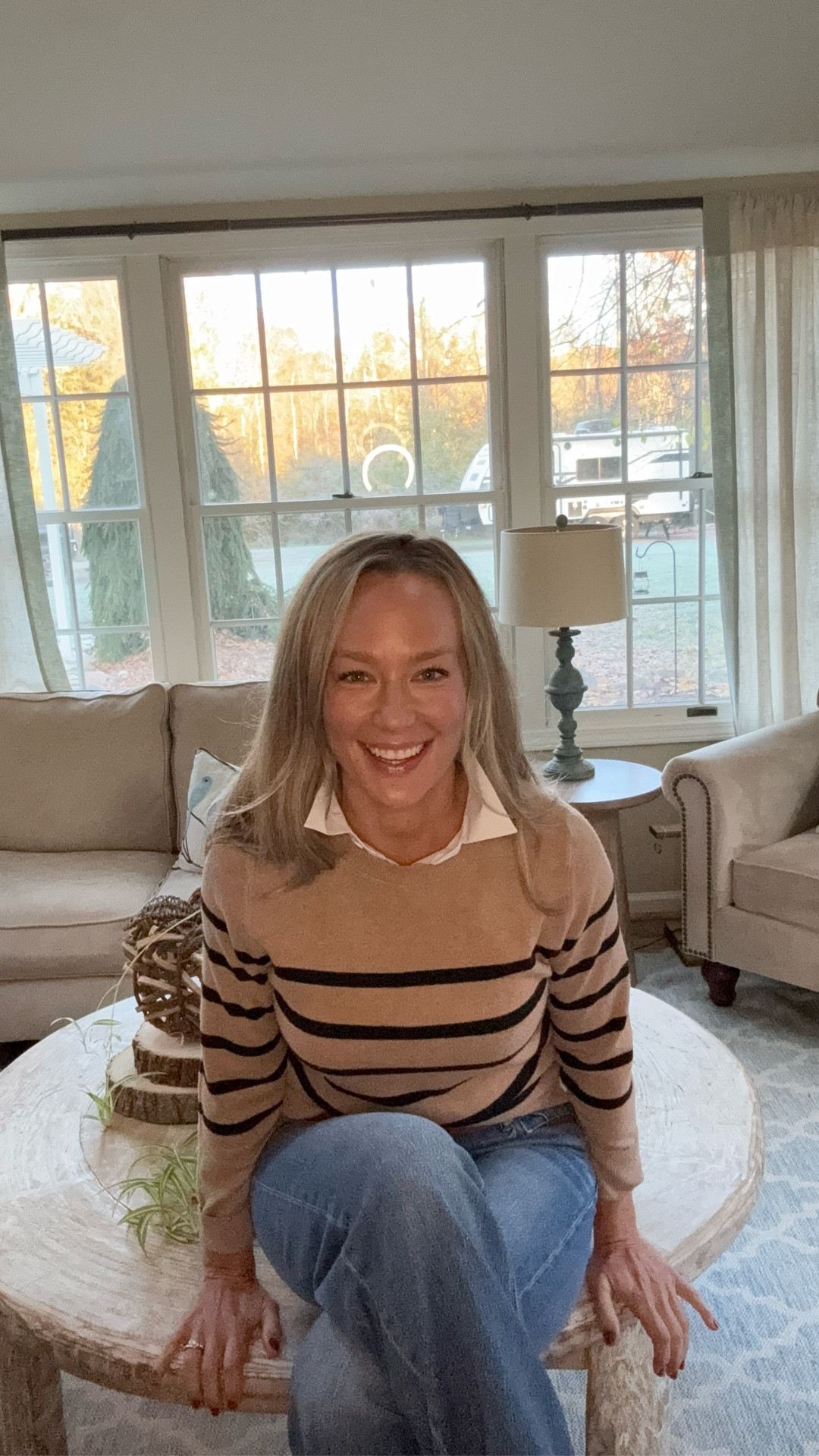 Fashion Secret…

Not a collared shirt underneath, but the perfect “pop the collar look”..  

Plus, my favorite jeans from Quince, I can’t stop wearing 

#LTKFindsUnder50 #LTKOver40 #LTKSaleAlert