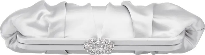Concord Pleated Satin Frame Clutch | Nordstrom