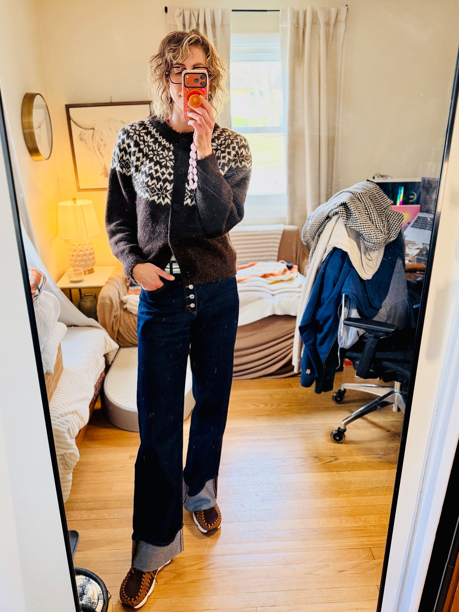 These were $50 when I bought them and they’re currently on sale for $39 — which makes them an easy recommendation.
A really solid pair of tall-friendly denim. The denim is thick (not flimsy), the button fly is great, and the fit is slightly relaxed through the hips and legs which is exactly how they’re meant to sit.
For reference:
I’m 6’3” with a 36” inseam, wearing a size 6 (true size).
They fit true to size with a little room through the leg and hip, which keeps them from feeling restrictive.

#LTKPlusSize #LTKTall #LTKSaleAlert