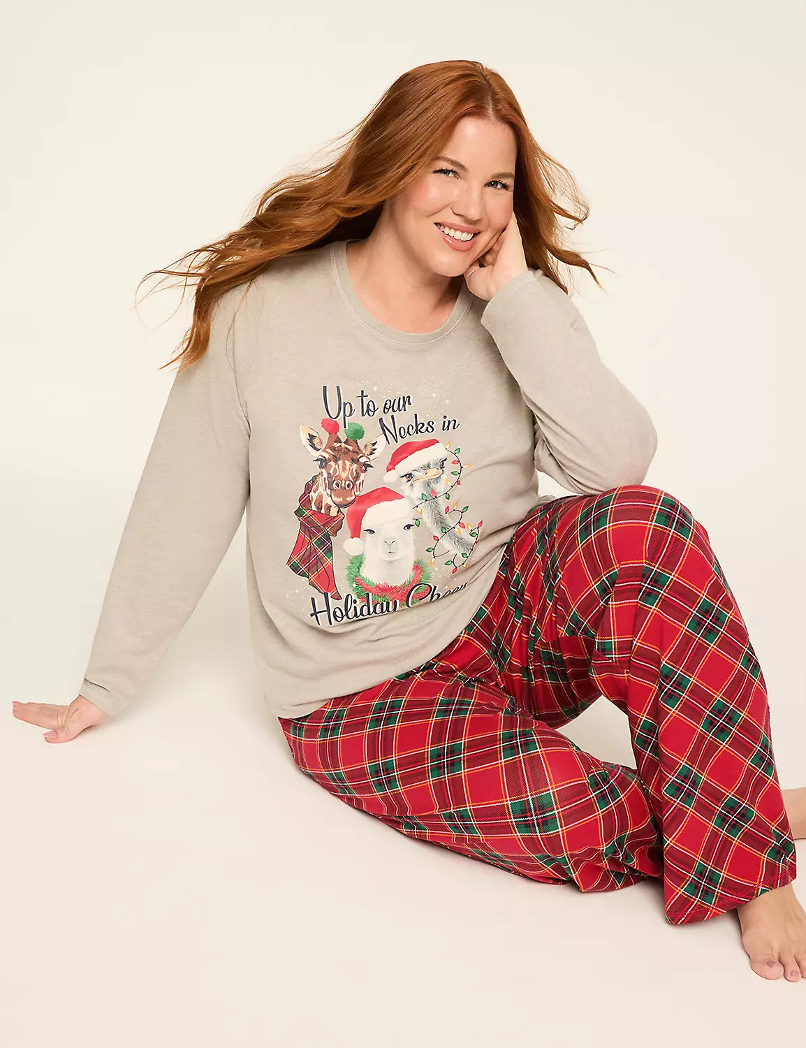 Comfy Cotton Top & Pant PJ Set | Lane Bryant (US)