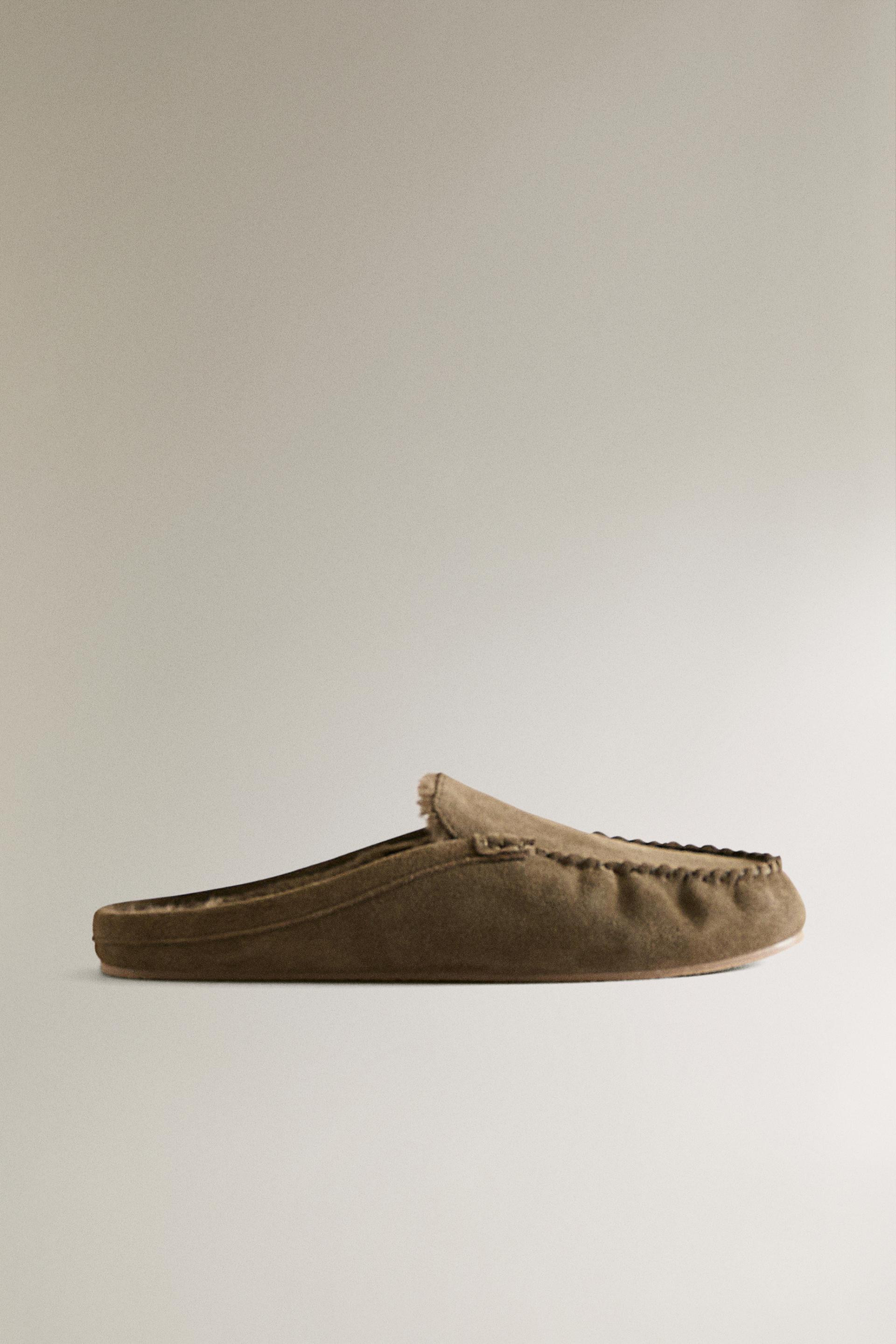 WARM LEATHER LOAFERS | Zara UK