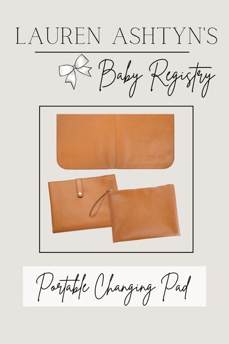 Shop all things baby with me! I am loving the neutral color of this leather baby travel portable changing pad 😍 Easily wipeable, washable and has a compact design 👏🏼 

#LTKkids #LTKbaby #LTKbump