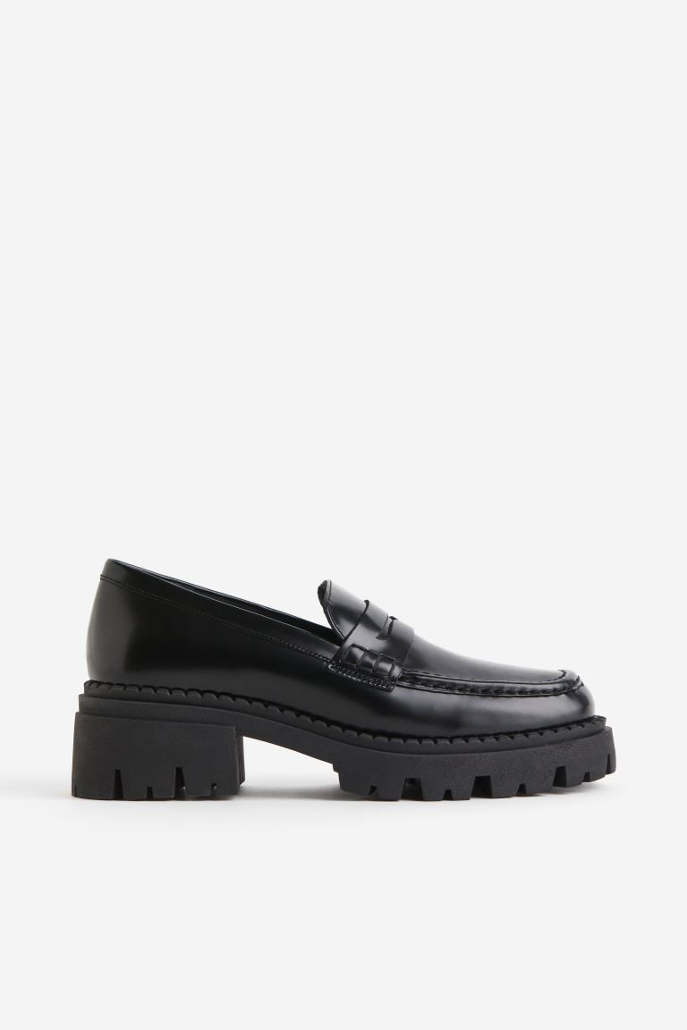Chunky Leather Loafers | H&M (US + CA)