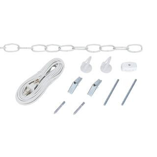 White Swag Light Kit (1-Pack) | The Home Depot