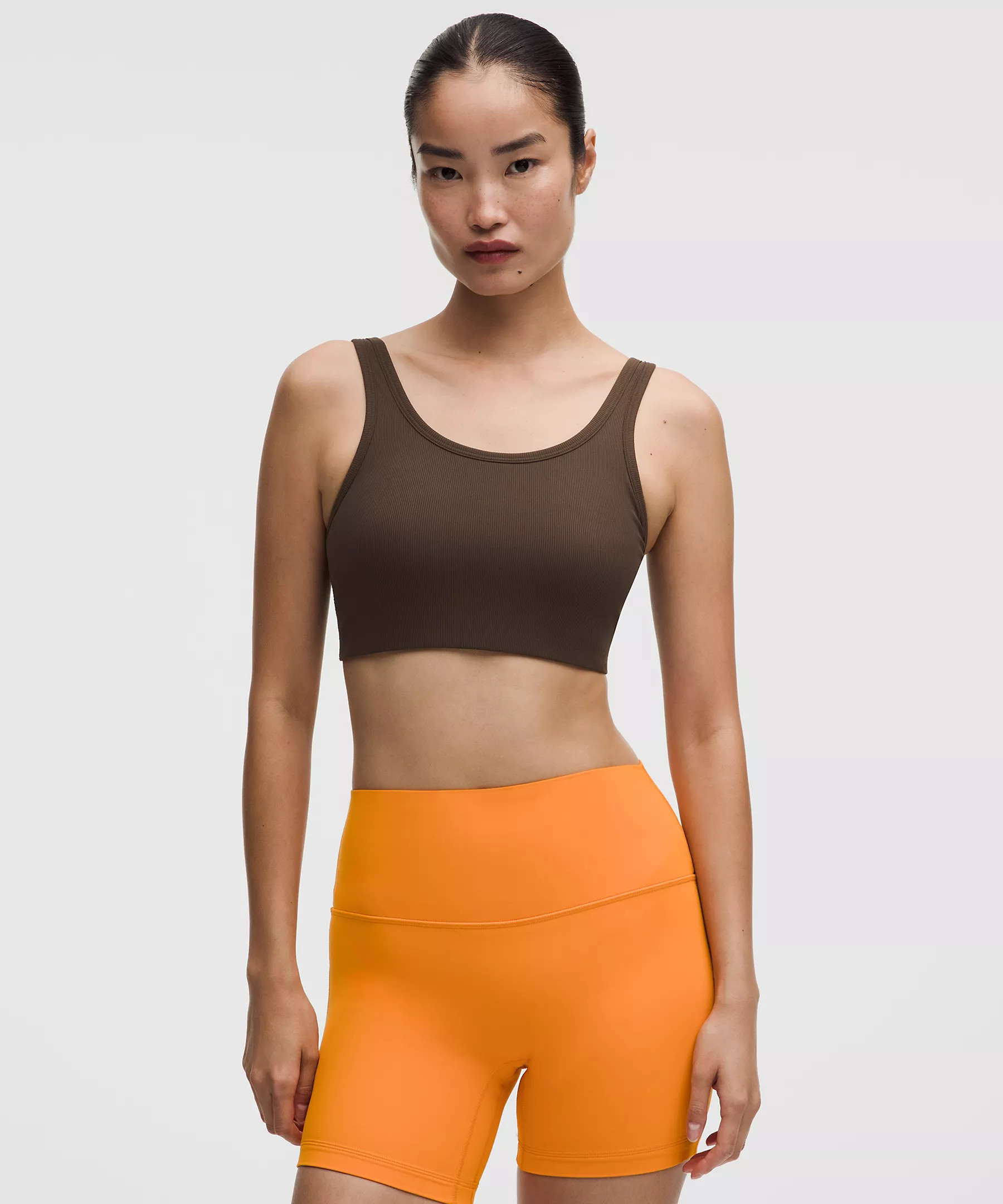 Nulu Ribbed Scoop-Neck Bra | Lululemon (US)