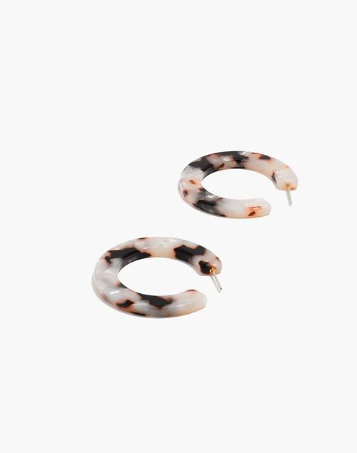 Acetate Hoop Earrings | Madewell