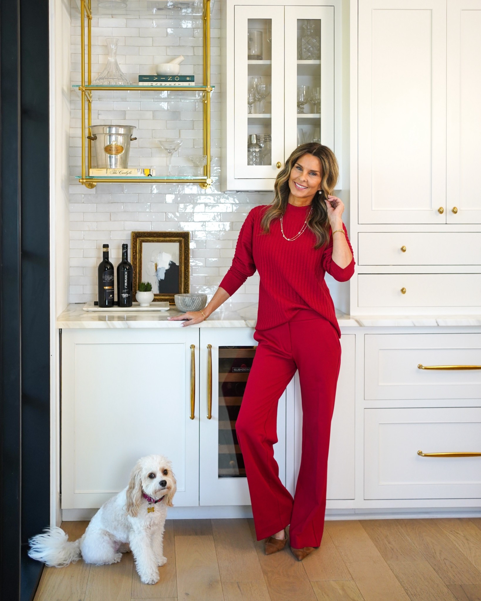 30% off sale 
-Pants are amazing! I’m 5’6” 
-Ribbed metallic sweater is gorgeous and comfortable. 
-Heels are a favorite, I sized down 1/2 size. 



#LTKOver40 #LTKSeasonal #LTKHoliday