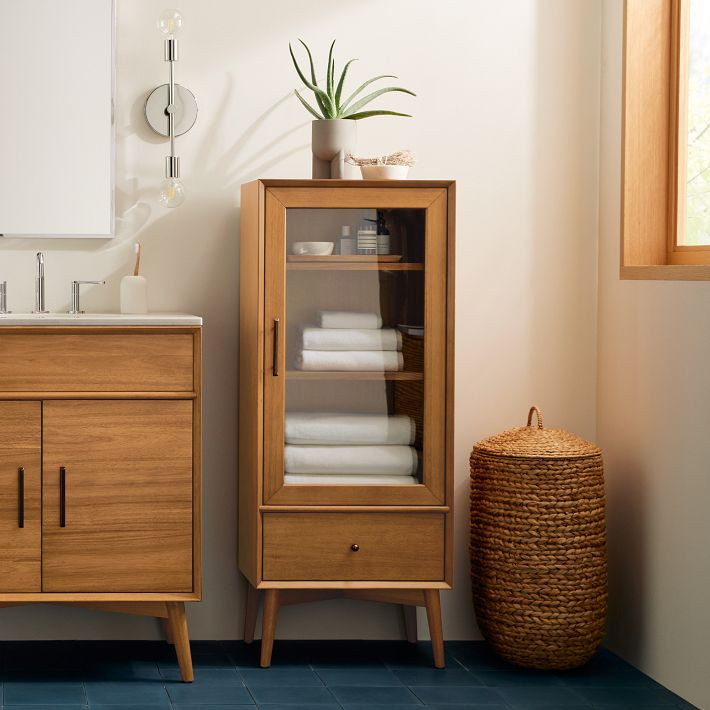 Mid-Century Bathroom Pharmacy Cabinet - Acorn | West Elm (US)