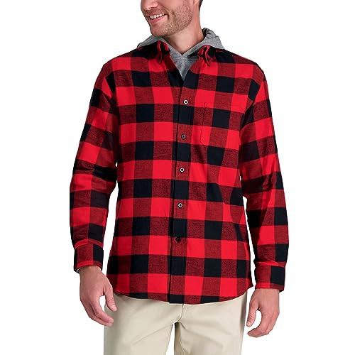 Haggar Classic Plaid Flannel Shirt | Amazon (US)