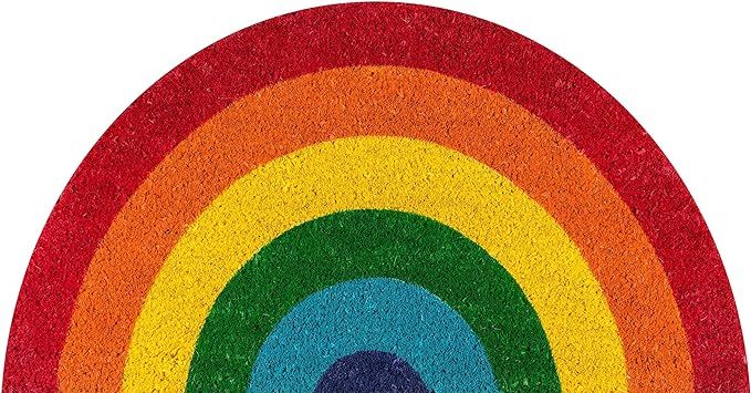 Novogratz by Momeni Rugs Aloha Collection Rainbow Doormat, 1'6"x2'6", Multicolor | Amazon (CA)