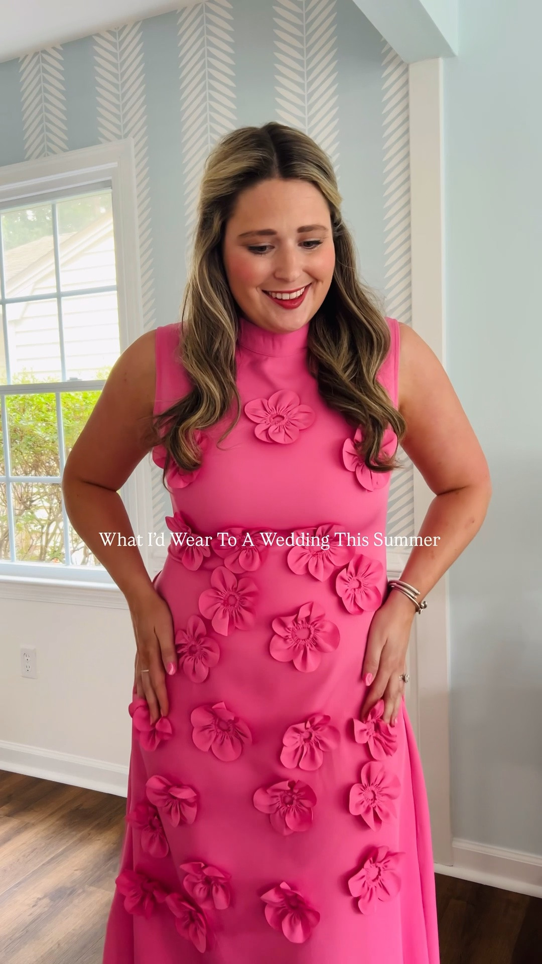 Summer Wedding Guest Dress 💖 The perfect hot pink dress for a formal or garden party wedding. Wearing size L!

#LTKootd #LTKWedding #LTKSeasonal