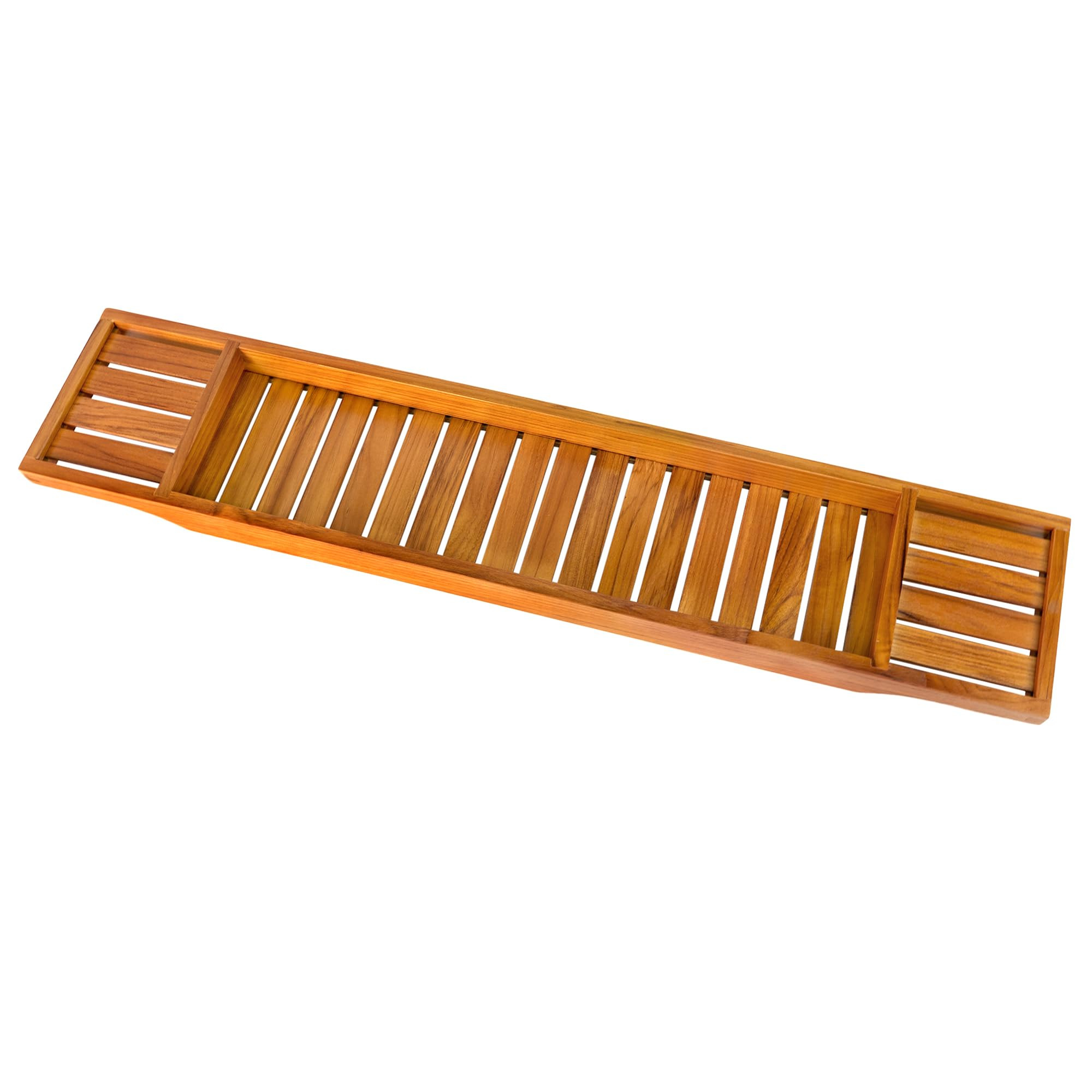 VaeFae Teak Bathtub Tray, Wooden Bath Caddy for Bathtub, Bath Tub Wood Table for Tub | Amazon (US)