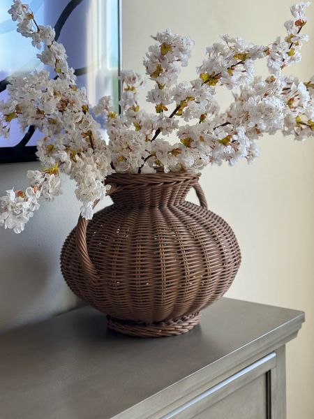 These stems are seriously my favorite! They look so pretty in this brown wicker vase from McGee and Co


Cherry blossom, stems, white cherry blossoms, Amazon home decor, McGee and Co, brown wicker vase 

#LTKfindsunder100 #LTKhome #LTKfindsunder50