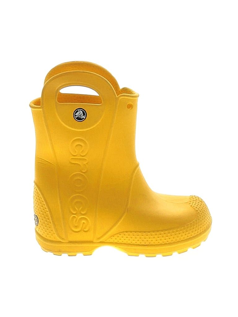 Crocs Rain Boots: Yellow Shoes - Size 8 | ThredUp