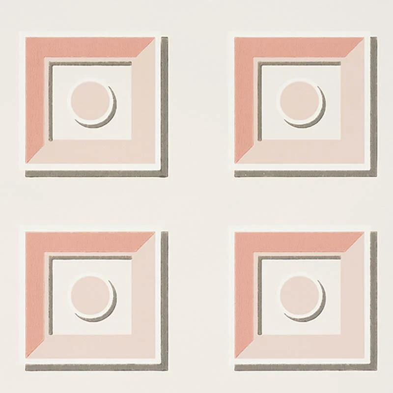 Schumacher Marcel Blush Wallpaper | DecoratorsBest