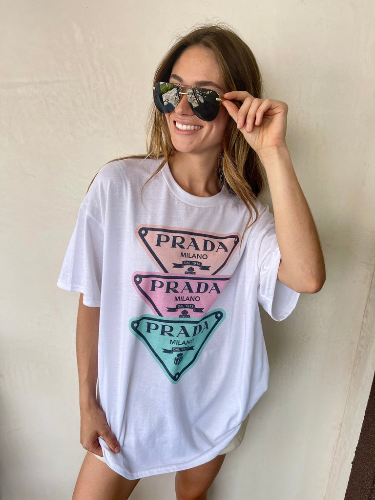 NEW!!  "Milano Triangle" Graphic Tee | Glitzy Bella
