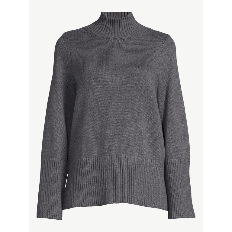 Free Assembly Women’s Tall Rib Turtleneck Sweater | Walmart (US)