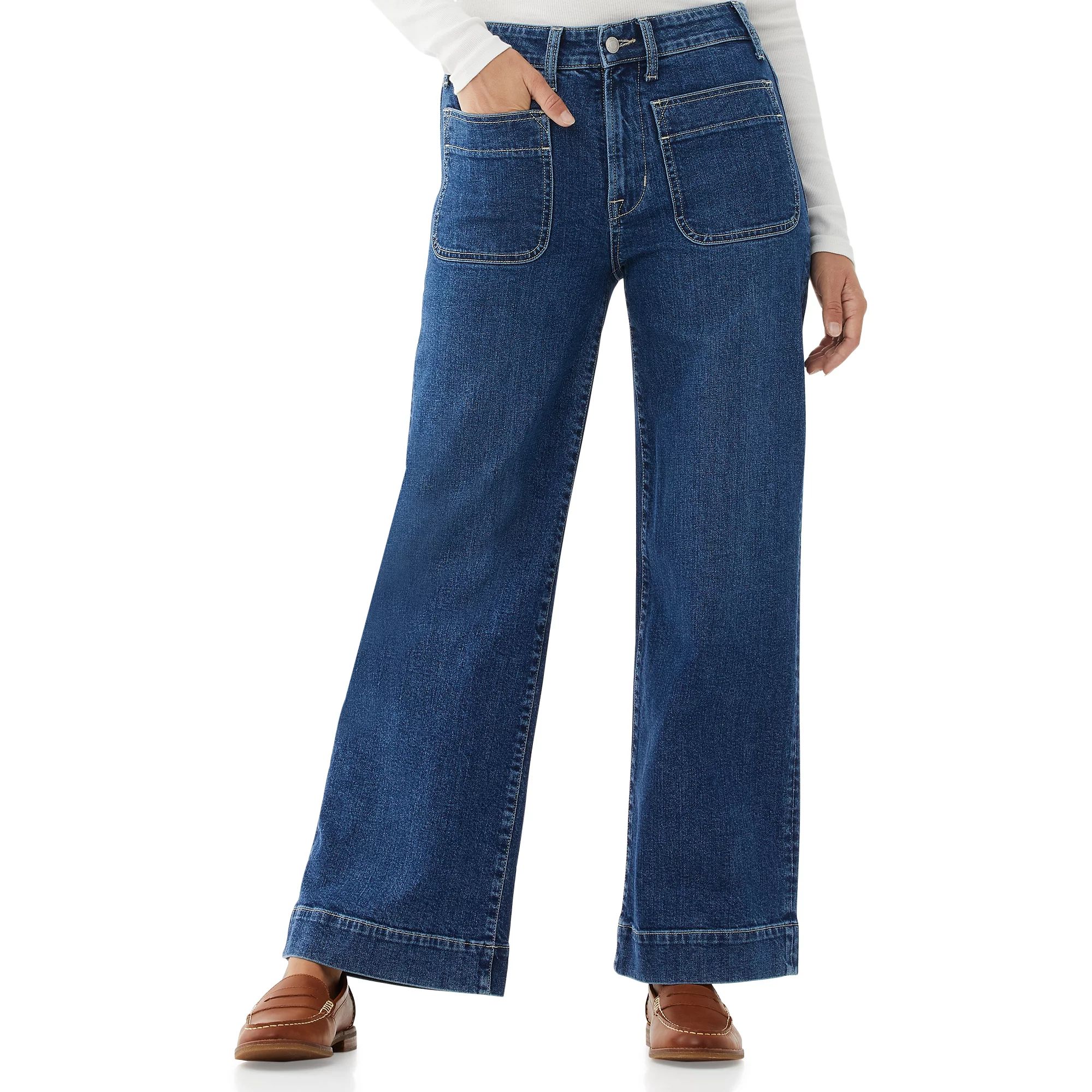 Free Assembly - Free Assembly Women's High Rise Skinny Jeans - Walmart.com | Walmart (US)