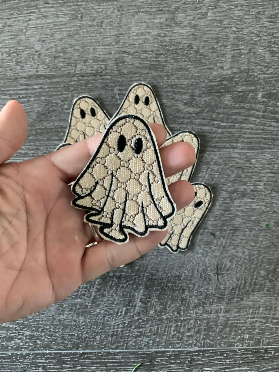 Luxury Ghost Patch Iron On - Etsy | Etsy (US)
