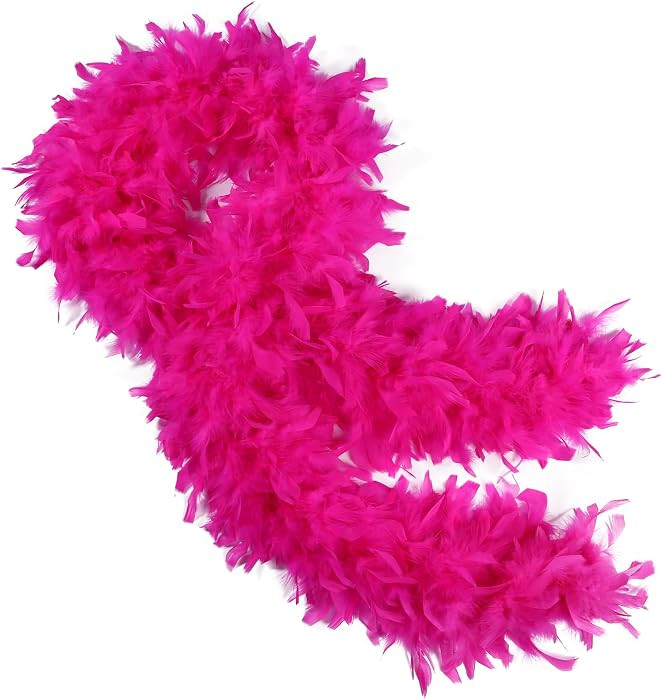 19 Color- 40/60g 2Yard Chandelle Feather Boa Dancing Wedding Party Halloween Costume Decoration F... | Amazon (US)