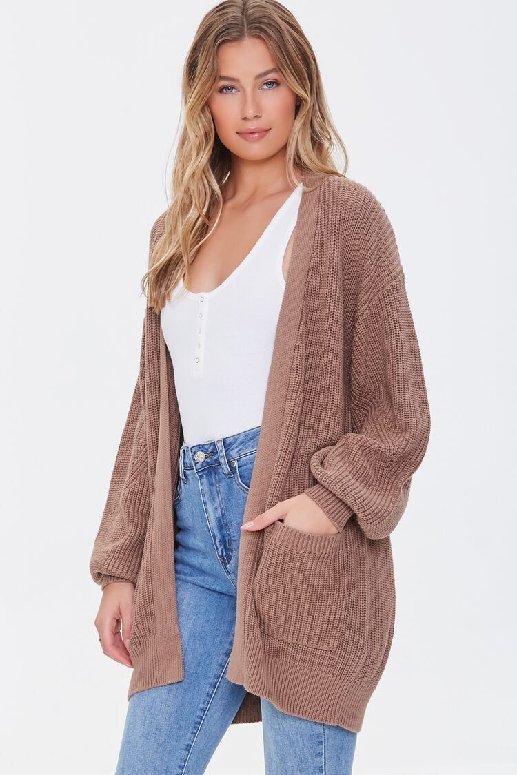 Open-Front Cardigan Sweater | Forever 21 (US)