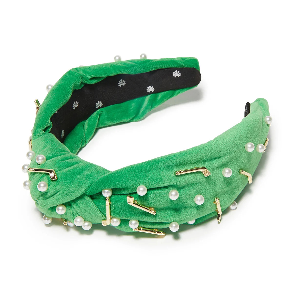 GRASS GREEN GOLF KNOTTED HEADBAND | LELE SADOUGHI