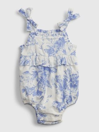 Baby Floral Bubble Bodysuit | Gap (US)