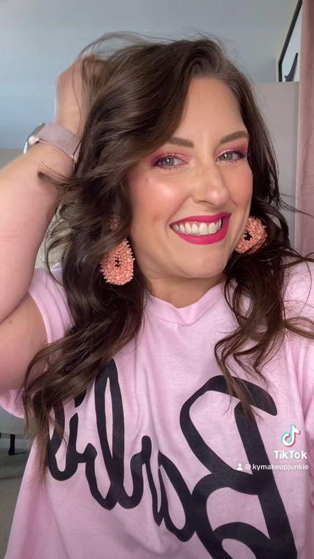 My look for the Barbie movie!
Pixi mattelast liquid lipstick in prettiest pink 
Mens Barbie tee shirt
Earrings by accessory to love
Ace beaute scarlet dusk palette

#LTKstyletip #LTKbeauty #LTKFind