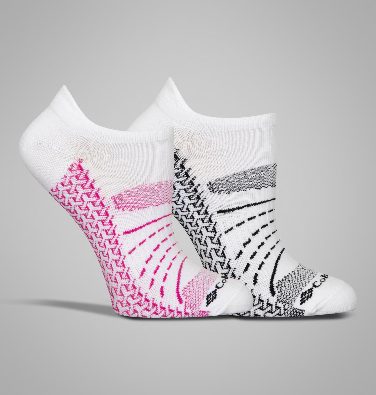 Space Dye brrr No-Show Lightweight Socks - 2 Pack | Columbia Sportswear