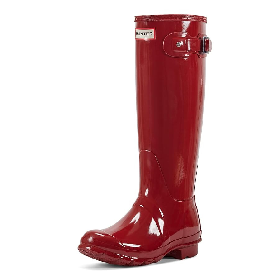 Hunter Women's Original Tall Gloss Rain Boots | Amazon (US)