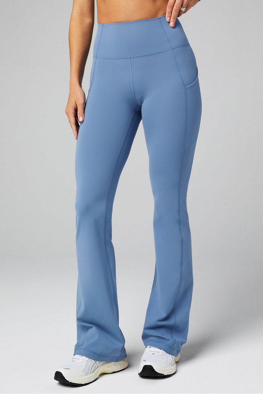 Oasis PureLuxe High-Waisted Pocket Kick Flare | Fabletics - North America