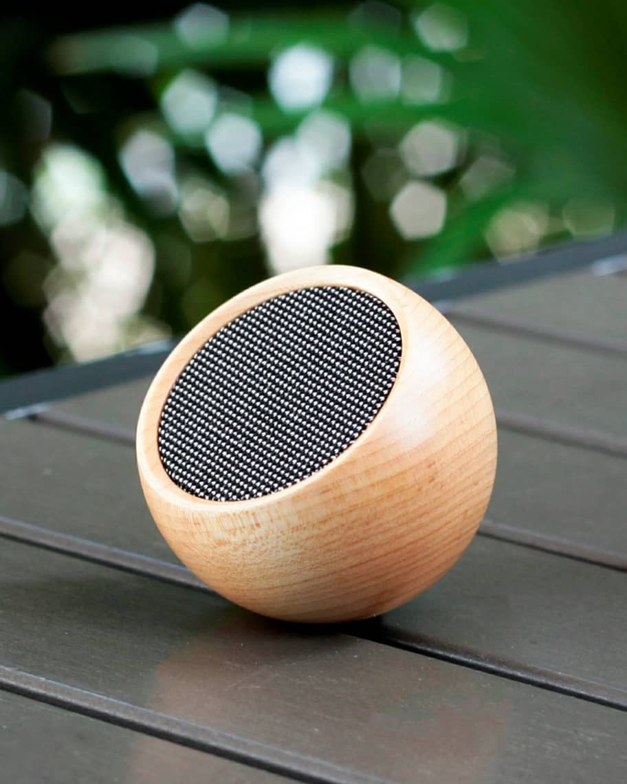 GINGKO DESIGN Tumbler Selfie Speaker, Maple | Neiman Marcus