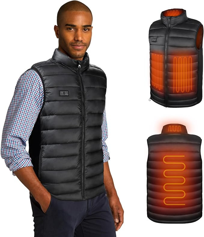 Loowoko Heated Vest for Men with Battery Pack Included, Lightweight Men's Electric Heating Vests ... | Amazon (US)
