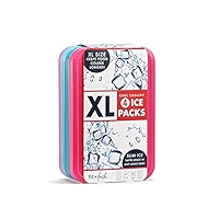 Fit + Fresh XL Cool Coolers Freezer Slim Ice Pack for Lunch Box, Coolers, Beach Bags and Picnic Bask | Amazon (US)