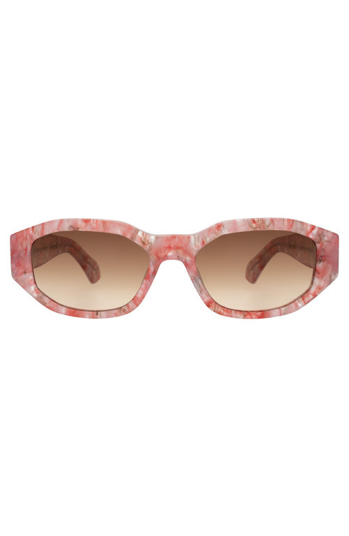 Illesteva Cassette Sunglasses in Rose Quartz /Brown at Nordstrom | Nordstrom