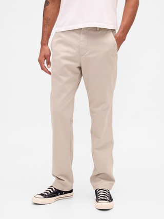 Heavyweight Twill Relaxed Straight Khakis | Gap (US)