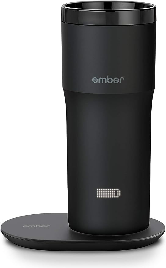 Amazon.com: Ember Temperature Control Travel Mug 2, 12 oz, Black, 3-hr Battery Life - App Control... | Amazon (US)